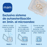 MAM Newborn Set, Cadeauset, bestaande uit: 2 x Anti-Krampjesfles 160 ml, 1 x Anti-Krampjesfles 260 ml, 1 x Originele Start Fopspeen, 1 x Broche voor speen, vanaf 0 maanden, Neutro