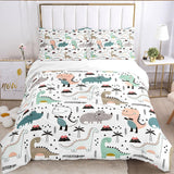 Beddengoed voor kinderen, Dinosaurus Beddengoed - kinderen Naty Shop A-3 135 X 200 Cm