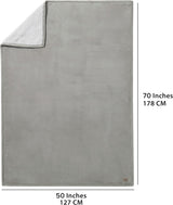 UGG 01465 Bliss Sherpa deken Volledig omkeerbaar voor bank of bed Machinewasbaar Gemakkelijk te onderhouden Zacht pluche Oversized luxe dekens 178 x 127 cm Seal Naty Shop Dekbedden en dekbedden