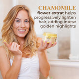 Intea Chamomile - Blonde Reflections Haarmasker - Hydrateert en voedt blond haar - 250 ML Naty Shop Haarmasker