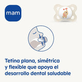 MAM Clip It Fopspeen! Broach & Original S226 Skinsoft™ siliconen, ultrazacht, voor baby's vanaf 0+ maanden