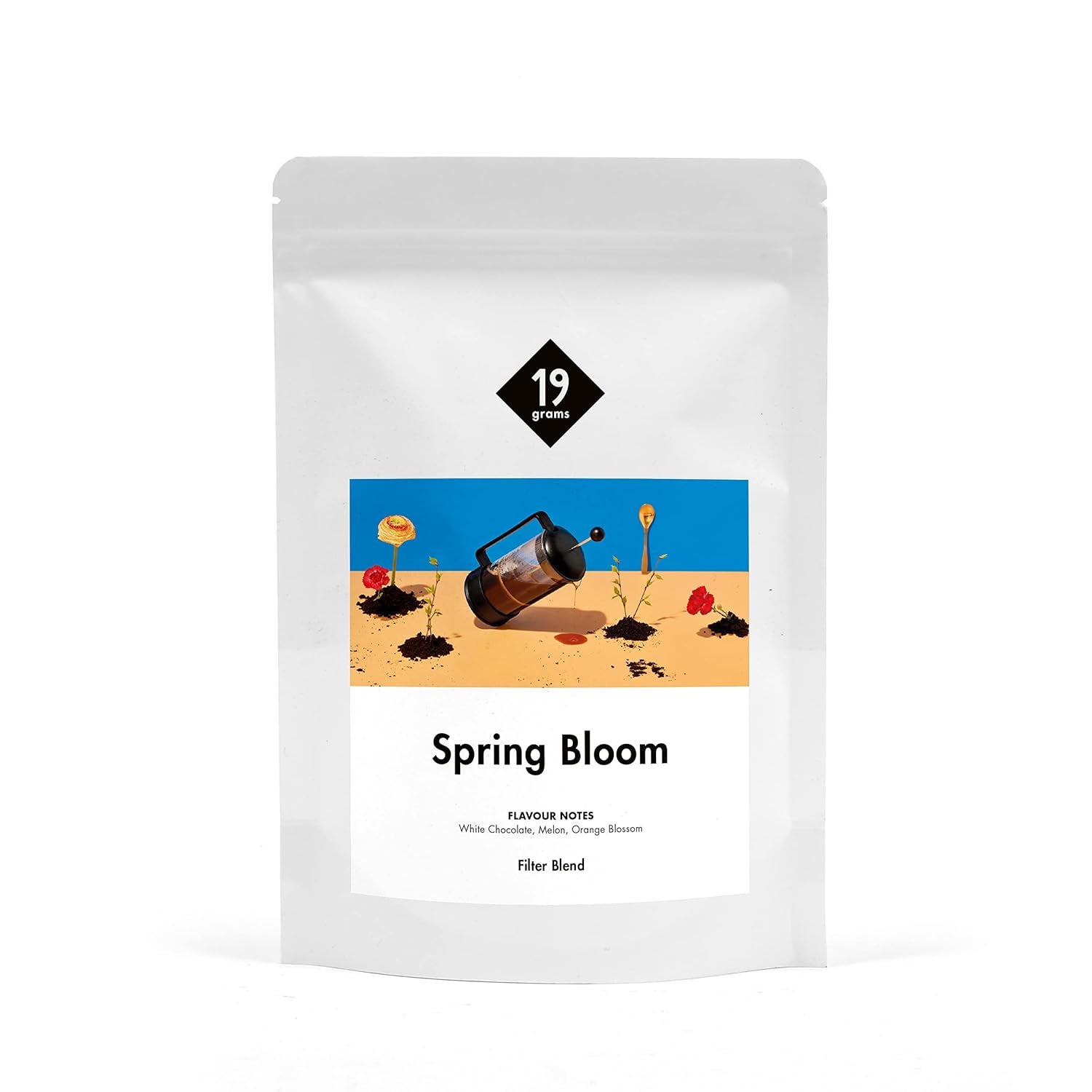 Lentebloeifilter | 250 g volle granen | eerlijk en duurzaam | vers gebakken | koffiebonen 100% Arabica | speciale koffie | 19 gram Cafe Roastery…