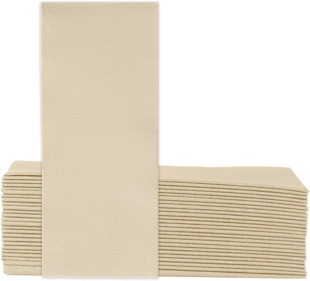 Soft Point 50 tissues 1/8 vouw Hoogwaardig wegwerpdoekje 32x38cm champagne