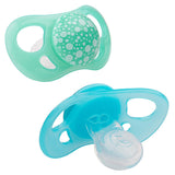 Twistshake Babyfopspenen – 2 stuks | Orthodontische vorm | Ultralicht | Zachte siliconen speen | BPA-vrij | Geschikt voor baby's vanaf 6 maanden | Blauw Groen