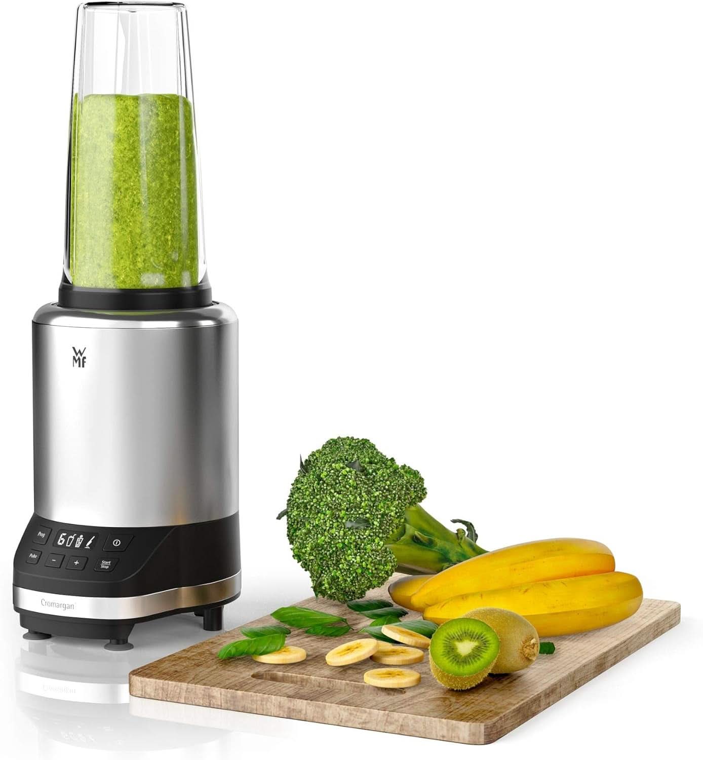 WMF Kult Pro Multifunctionele mixer Hoogwaardige mixer, 30.000 U/Min, Smoothie Maker, Standmixer, Ice-Crush-functie, 4 Mixbehälter Inkl. Togo-Verschluss Keuken Naty Shop