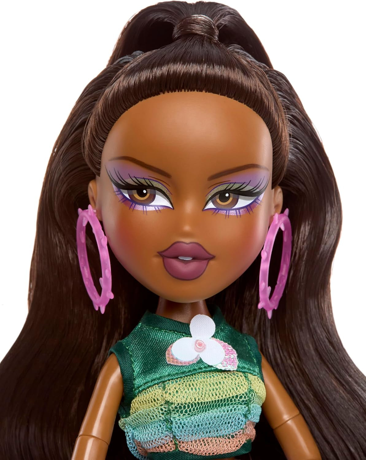 Bratz Fashion Pixiez Sasha Doll - Fantastische verzamelpop met echte mode en accessoires, vleugels die in een ring veranderen