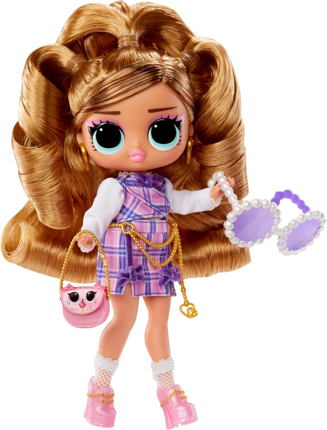 LOL Verrassing! Tweens Core Doll - Fancy Girl - Inclusief 1 modepop met outfit en accessoires, 4 verzamelobjecten, Rose