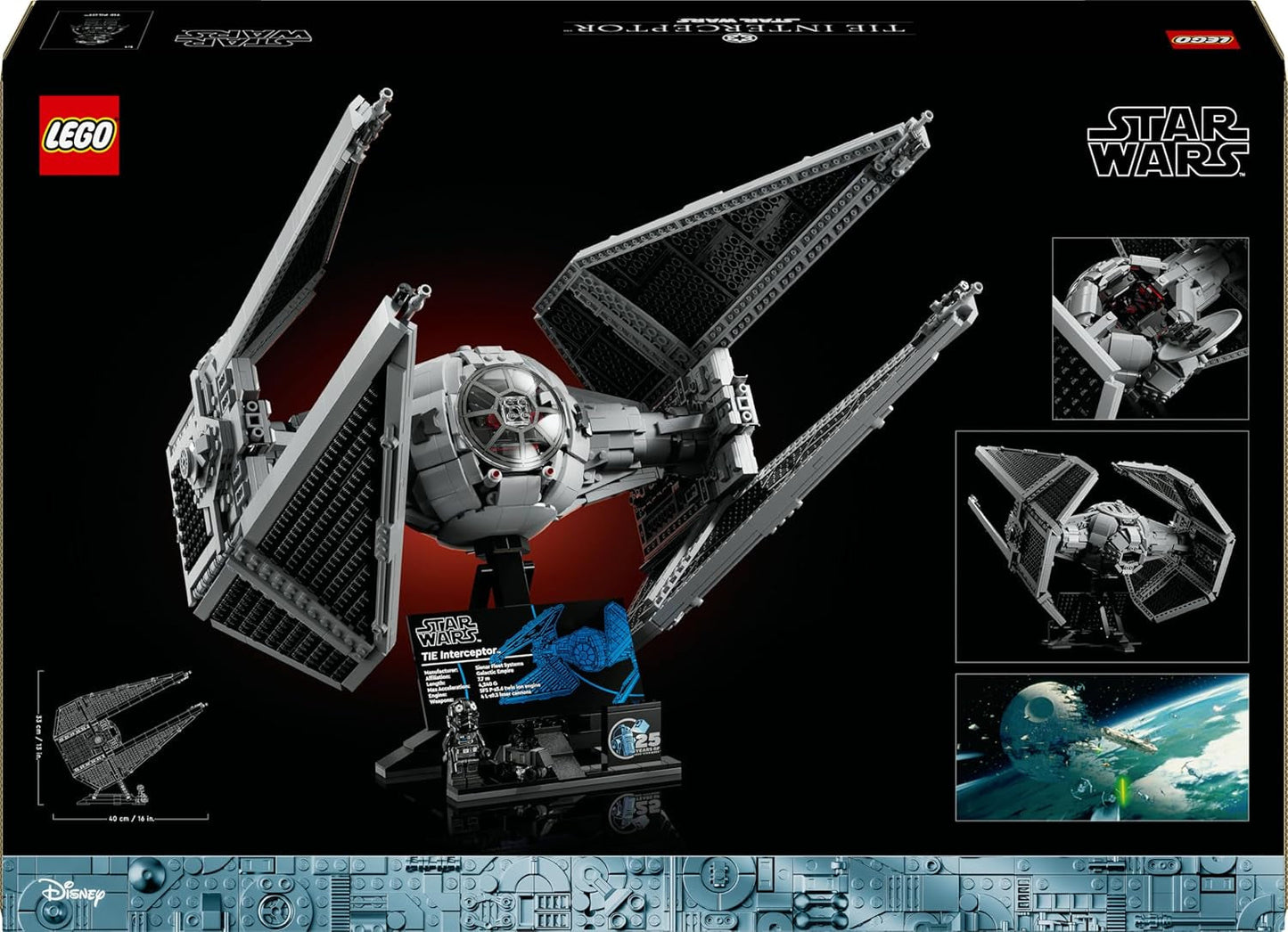 LEGO Star Wars Tie Interceptor Ultimate Collector Series Creatieve bouwset voor volwassenen Starfighter Baksteenmodel Fancadeau Verzamelbare Ucs-set 75382 Bouwsets Bekijk de LEGO-Store