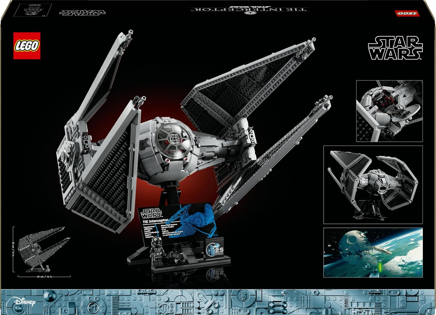LEGO Star Wars Tie Interceptor Ultimate Collector Series Creatieve bouwset voor volwassenen Starfighter Baksteenmodel Fancadeau Verzamelbare Ucs-set 75382 Bouwsets Bekijk de LEGO-Store