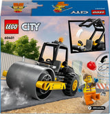 LEGO City Road Roller-bouwvoertuig voor kinderen van 5 jaar Stoomwals met minifiguur van een bouwvakker Fantasierijke speelervaring voor jongens en meisjes Klein leuk cadeau 60401 Bouwsets Bekijk de LEGO-Store