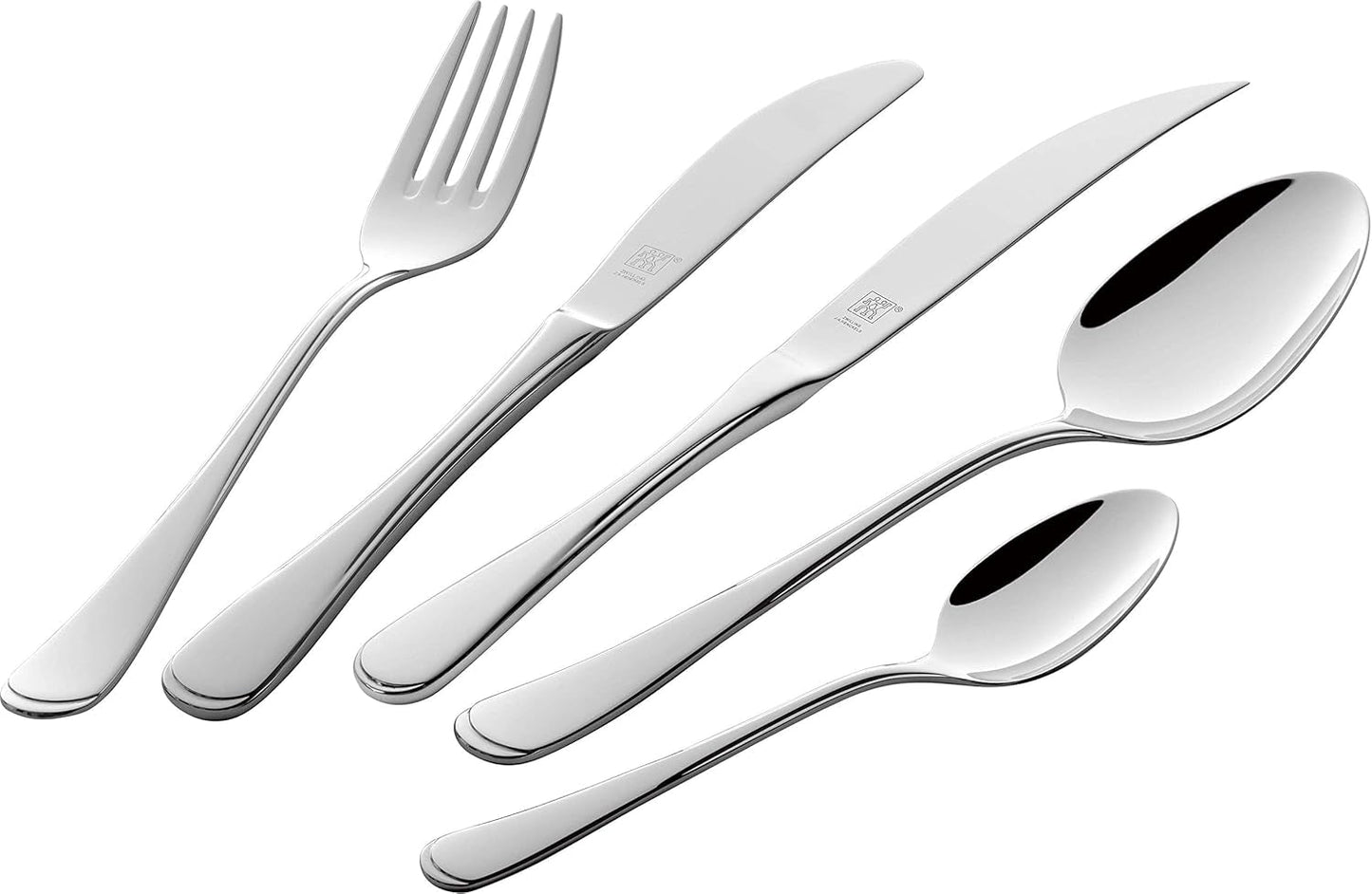 ZWILLING Nottingham bestekset, 72-delig, voor 12 personen, roestvrij staal 18/10 Keuken Naty Shop