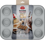 Ballarini, Bakplaat, diverse modellen Vormen en bakplaten Naty Shop Grijs 12 Muffins, 27 x 35 cm