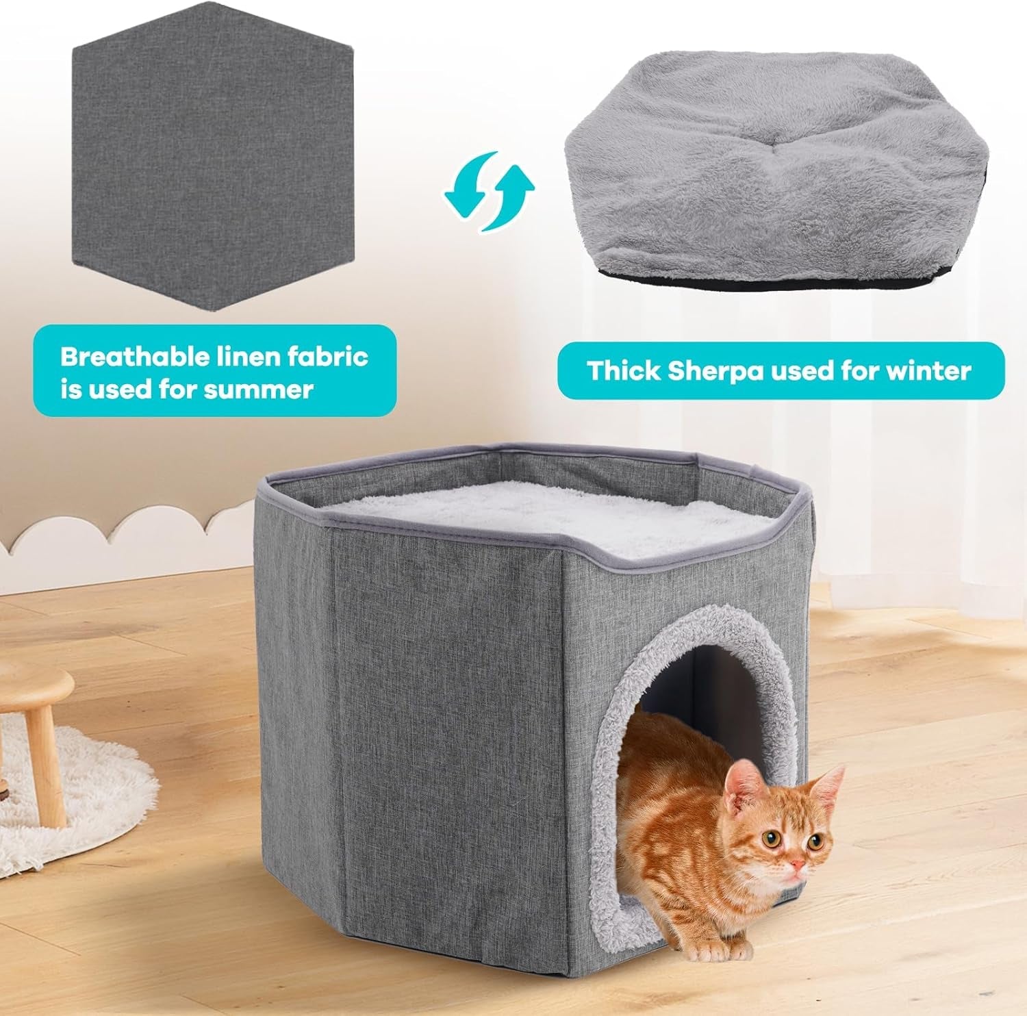 Dekens en meubels, Huisdieren, Grotten & Huizen, Katten, Kattenbedden, Katten - bedden, matrassen