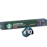 STARBUCKS Espresso Roast Entkoffeiniert van Nespresso, Dunkle Röstung, Kaffeekapseln 10 x 10 (100 Kapseln)