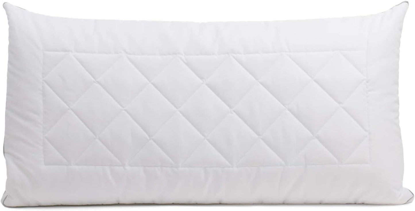 Gözze - Kussen met binnenkussen 150G en klimaatstrip, inclusief navulzakje, 40 X 80 Cm - Wit Naty Shop standaard kussens Wit 40 X 80 Cm