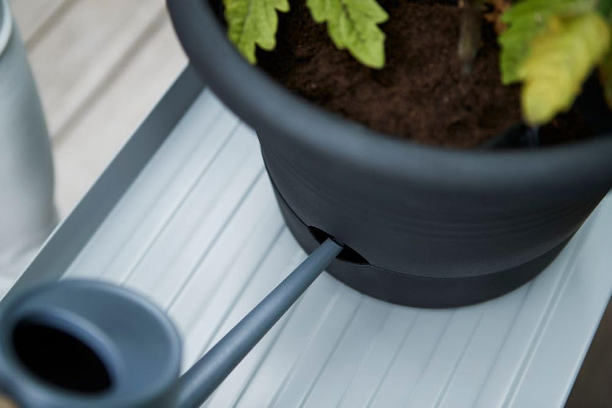 elho Green Basics Tomatenpotten 33 - Bloempotten voor buitenkweek en oogst - Ø 33,5 x H 26,0 cm - Zwart/Levendig zwart