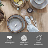 Lave beige ontbijtset van Villeroy & Boch, 6-delig