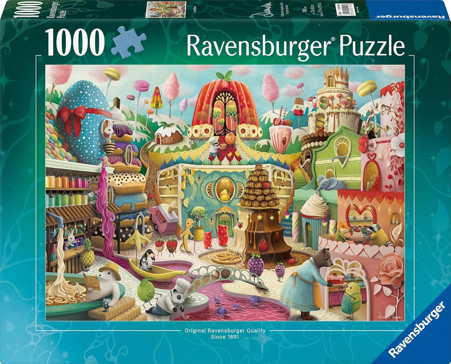 Ravensburger Puzzel 12001195 - Sweet Street - Legpuzzel van 1000 stukjes voor volwassenen en kinderen vanaf 14 jaar Puzzel Naty Shop