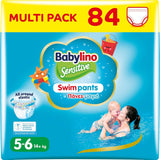 Luiers Sensitive Zwembroeken, voor zee en zwembad, maat 5-6 (meer dan 14 kg), 84 stuks