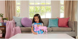 Barbie glow-in-the-dark eenhoorn met 20 interactieve combinaties van licht-, geluids- en muziekeffecten voor spel met drukknoppen en hoofdstreling, JCP78