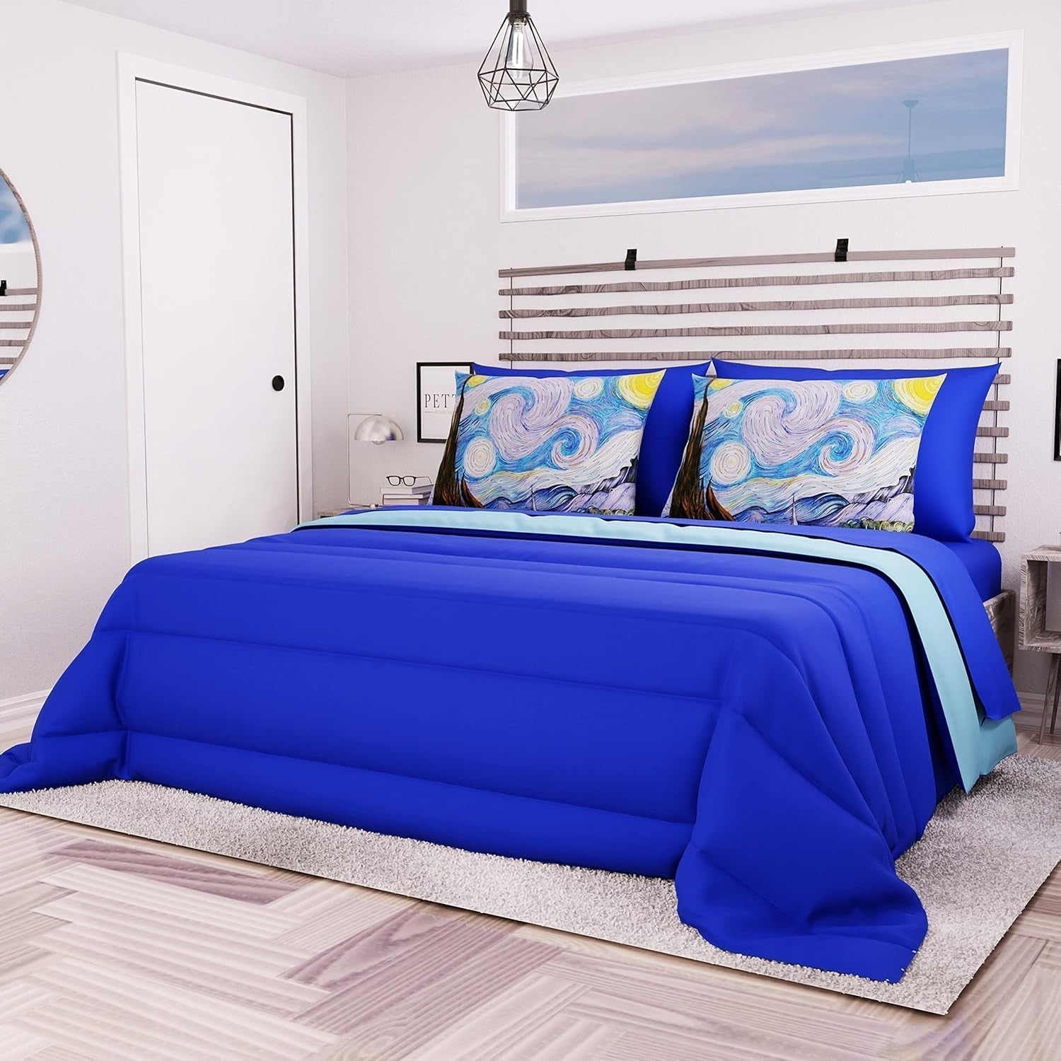 PETTI Artigiani Italiani - Winterdeken voor tweepersoonsbed, maxi, monochroom, dubbelzijdig, wit, grijs, 100% Made in Italy
