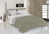 Italiaans beddengoed, winterdekbed, taupe/crème, 250X200Cm Dekbedden en quilts Naty Shop Tortora/Panna 150 X 200 Cm