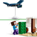 LEGO Minecraft Steve's Desert Expedition, videogameset voor jongens en meisjes, bioom met Steve, huis, beeldjes en kameelspeelgoed, gamercadeau voor kinderen vanaf 6 jaar 21251 Bouwsets Besuche den LEGO-Store