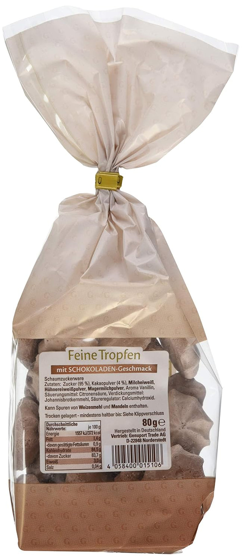 Fijne druppels met chocoladesmaak, verpakking van 18 (18 x 80 g)