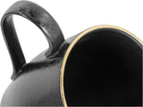CreaTable, 22699, Industrial Gold BLACK-serie, 16-delige serviesset voor 4 personen, porseleinen combiservies, vaatwasmachine- en magnetronbestendig, hoogwaardige productie