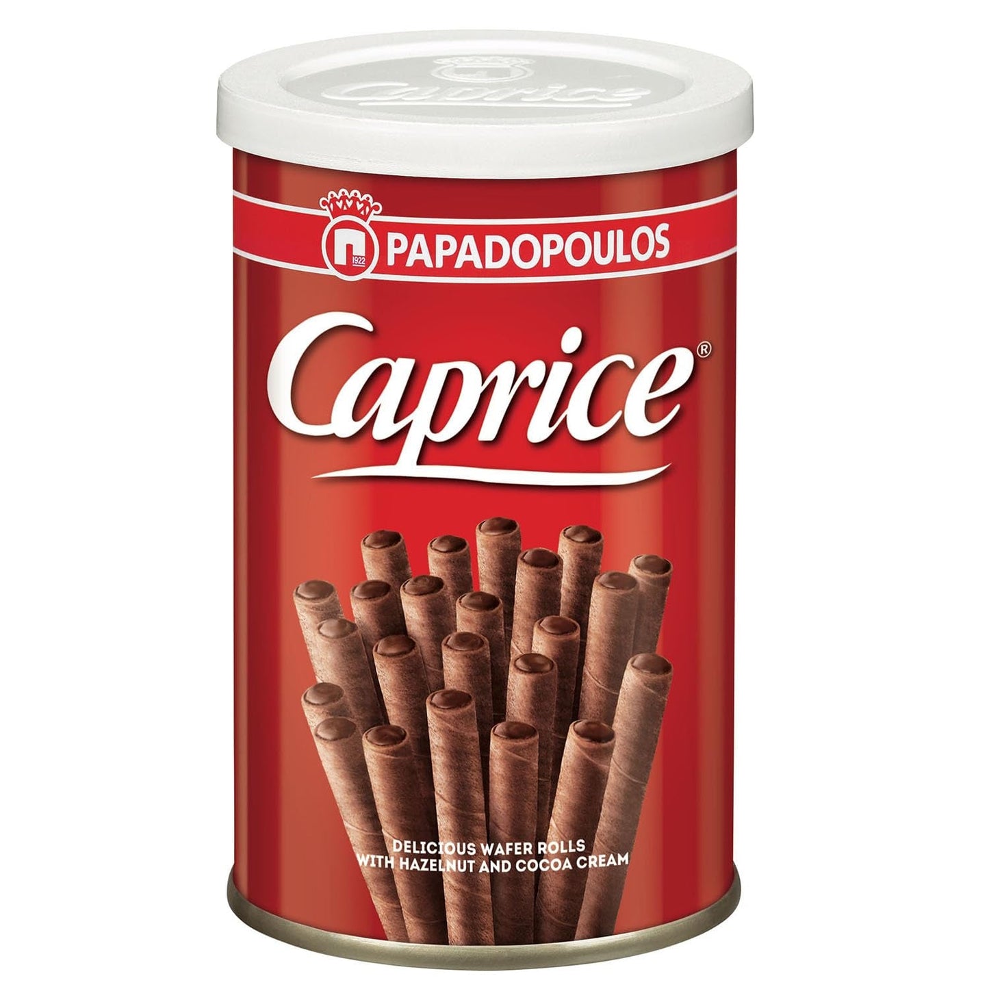 PAPADOPOULOU CAPRICE wafel met cacaoroom en hazelnoten 400G