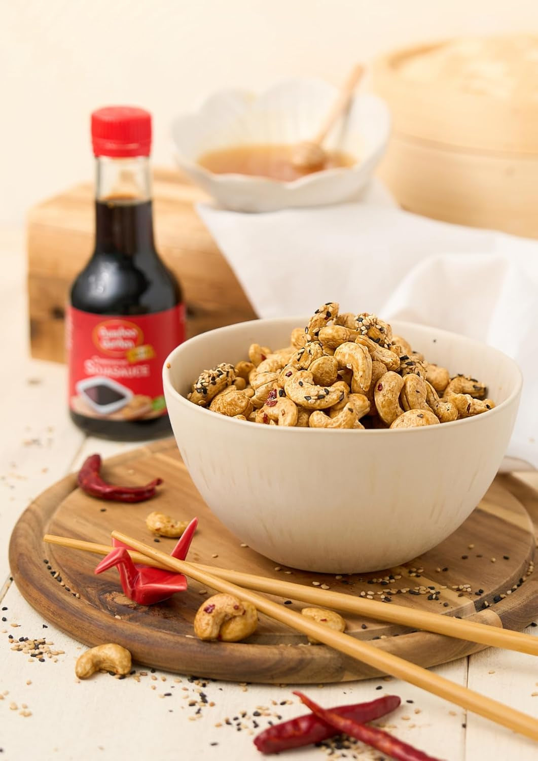 Bamboo Garden - Chinese Sojasauce, Würzsauce für Fleisch, Geflügel, Gemüse en vieles more, 1 x 200 ml (Verpackungsdesign kann abweichen)