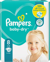 Luiers Pampers 81657566 Baby-Dry broek, wit