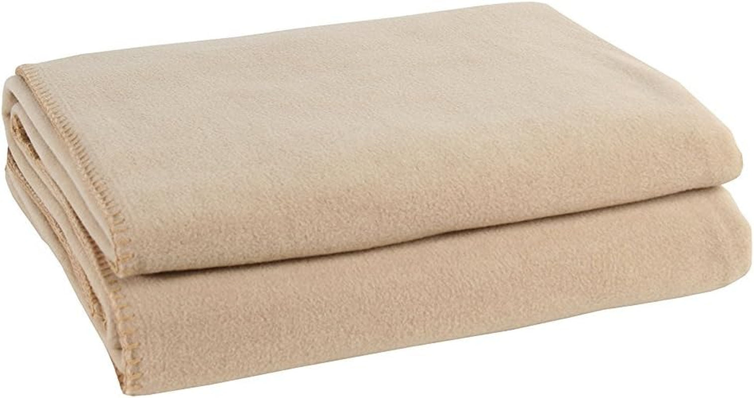 Zoeppritz deken in kleur: Rood, Gemaakt van 65% Polyester, 35% Viscose, Afmeting: 160X200 Cm, 103291-235-160X200 Zoeppritz Bedden en Hoezen Sinds 1828 040 Zand 160X200 Cm