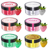 Eetbare glitters, set van 6 tinten, 5 gram Glitter Naty Shop