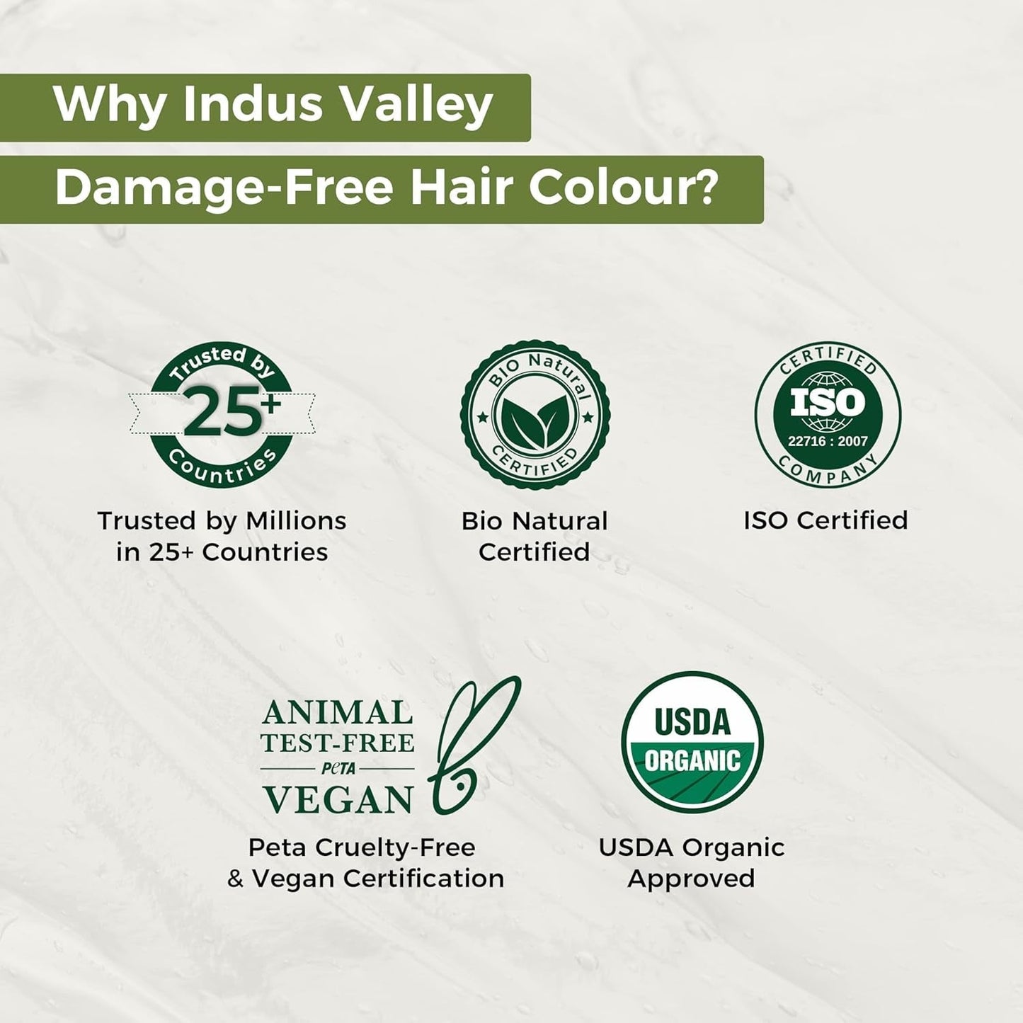 Indus Valley natuurlijke schadevrije gel haarkleuring | Ammoniakvrij, veganistisch en dierproefvrij | Tot 100% grijsdekking, langdurige resultaten | Licht kastanje 5.0 (20 gram + 200 ml) Naty Shop haarverf