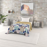 Zomerdekbed met fantasieprint, polyestervulling, Bloemblaadjes, 260X270Cm Quilts en quilts Naty Shop Murrine 170X270Cm