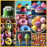 Gel-kleurstof - 8 levendige kleuren Taartversieringen Kleurstof Hooggeconcentreerde kleurstof voor fondant, botercrème, cakes, bitterkoekjes, donuts - 6 ml