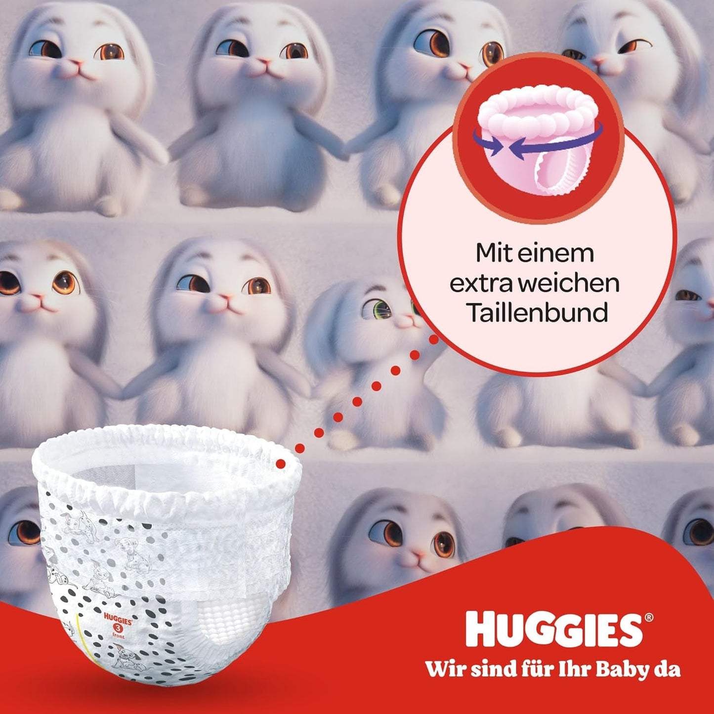 Huggies Little Movers Disney broek, maat 4, 120 stuks (4x30), maandelijkse doos