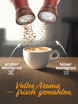 Kotanyi gezouten karamel koffietopping | feiner Caramellgeschmack, 4er-pakket (4 x 65 g)