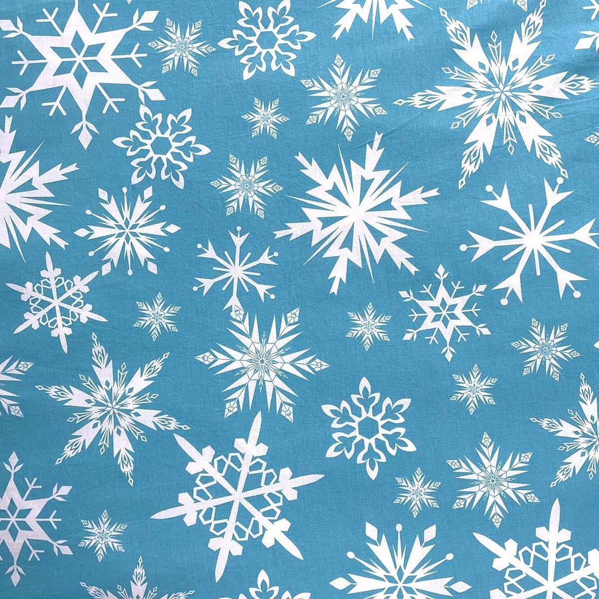 Disney Frozen Sneeuwvlokken, kinderbedlinnen, 100% katoen Beddengoed - kinderen Naty Shop