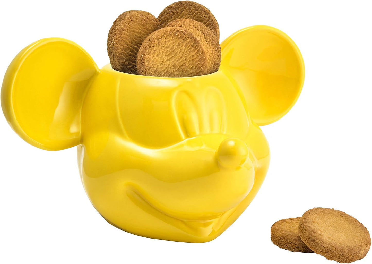 Joy Toy 62129 Disney Mickey Mouse 3D Koekjestrommel Geel 25X17X20 Cm Voedselbewaardozen Naty Shop