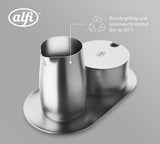 alfi MELK- EN SUIKERSET, matte afwerking, hoogwaardig roestvrijstalen melk- en suikerset, elegant design, vaatwasmachinebestendig, duurzaam