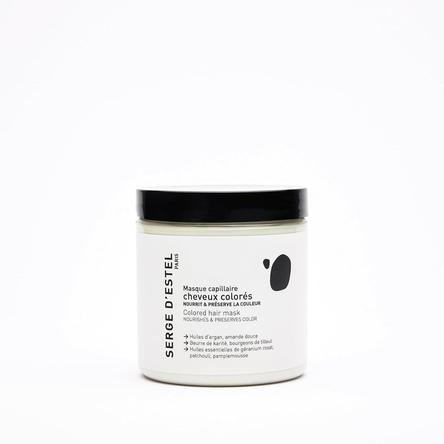 SERGE D'ESTEL PARIS Haarmasker 250g Voedt, herstelt en verzacht gekleurd haar Veganistische formule, 250g Naty Shop haarmasker Standaard titel