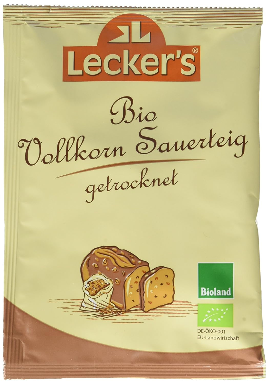 Lecker'S Bio Vollkorn Sauerteig (10 X 30 G) Mengsel voor bakken en koken Naty Shop Standaardtitel