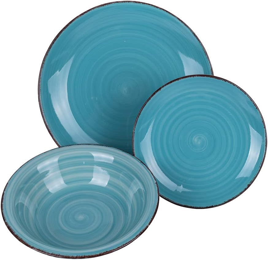 VDE 1996 Baita Acqua Ocean 5907301 Tafelservice aus Steingut, 18-teilig