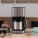 Cecotec Coffee 66 Drop & Thermo-drip koffiezetapparaat, 950 W, 1,2 l, 10 kopjes, ExtremeAroma-technologie, anti-druppelfunctie, waterniveau-indicator, herbruikbaar hoofdfilter, bescherming tegen oververhitting