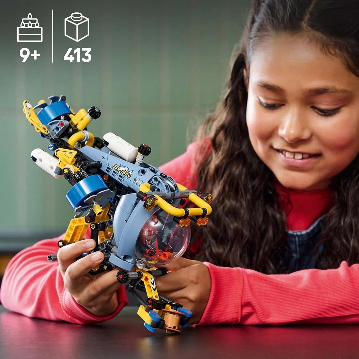 LEGO Technic Deep Sea Explorer Onderzeeër bouwspeelgoed voor kinderen van 9 jaar oud Jongens en meisjes Creatieve verjaardagscadeau-ideeën Bouwbaar voertuig met roterende propellers 42201 Bouwsets Bekijk de LEGO-Store