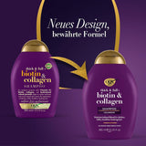 OGX Biotine & Collageen Shampoo (385 Ml), Haarversterkende shampoo voor fijn en dun haar OGX Douche en bad