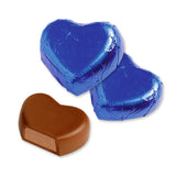 Günthart 150 blauwe chocoladeharten met nougatvulling | Pinguïns met Nougatcrème | Blauwe chocolade pinguïnharten | Concurrentie | Blauwe chocoladeharten | Pinguïn (1,2 kg)