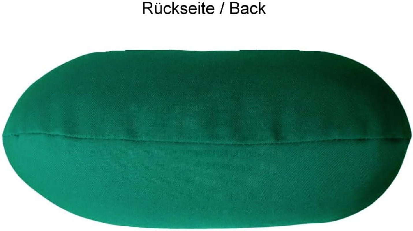 Lemos Home Nekkussen met microvezelvulling, neksteunkussen, comfortabel reiskussen voor vliegtuig, auto, kantoor, ideaal voor kamperen, vakanties en reisgadgets (Mintgroen)